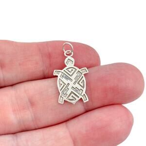 Vintage Sterling Silver 925 Turtle Charm